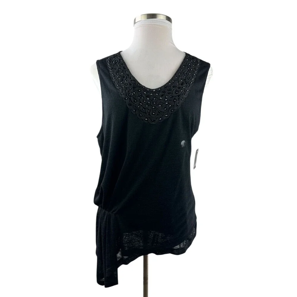 ✨2/$20 NWT Lane Bryant Sleeveless Embellished Rhinestone Top Size 22/24 HW452 - Picture 5 of 16